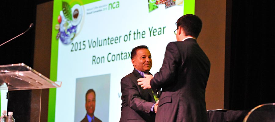 Volunteer of the Year at the NCA 2015 Annual Convention